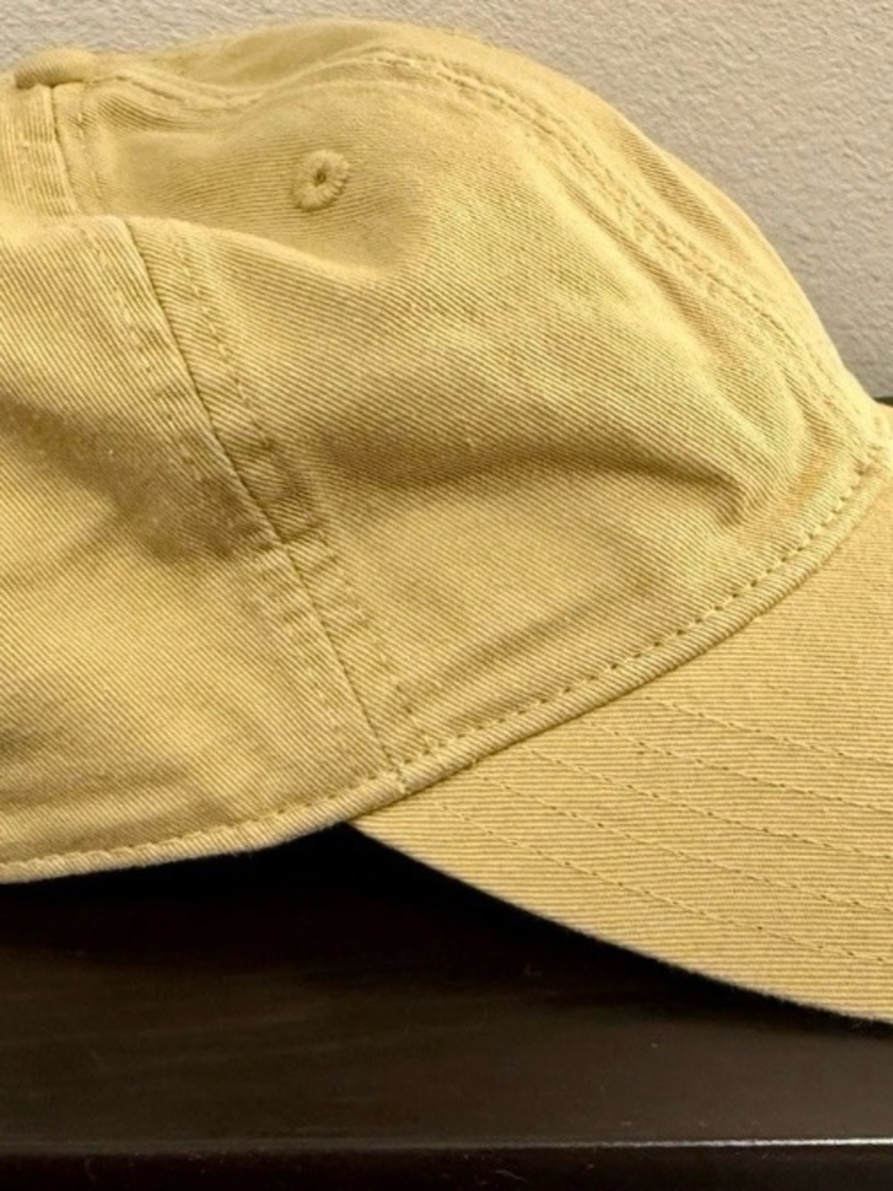 Madewell Kids Pale Yellow Cotton Baseball Cap
